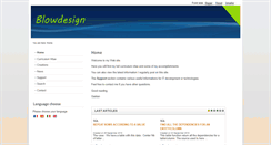 Desktop Screenshot of blowdesign.net
