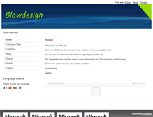 Tablet Screenshot of blowdesign.net